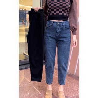 Quần Jean Bigsize Nữ Mập Fashion Quần Jean Baggy Bigsize Co GIãn Bốn Chiều Phối Cùng Áo Thun Áo Kiểu Đều Xinh J0008