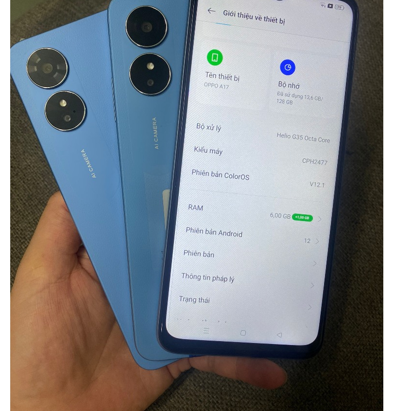 Điện Thoại Oppo A17 6GB/128GB Pin 5000mAh, Zin Đẹp