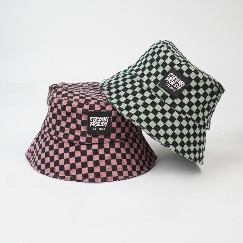 Mũ bucket vành cụp nam nữ nón tai bèo nhiều họa tiết thêu chữ phong cách Ulzzang