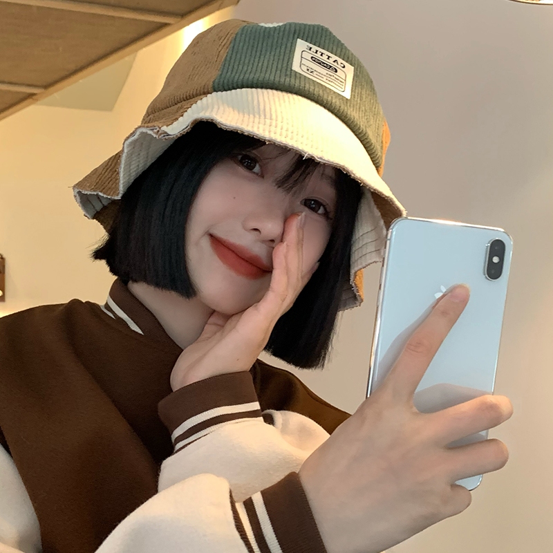 Mũ bucket vành cụp nam nữ nón tai bèo nhiều họa tiết thêu chữ phong cách Ulzzang