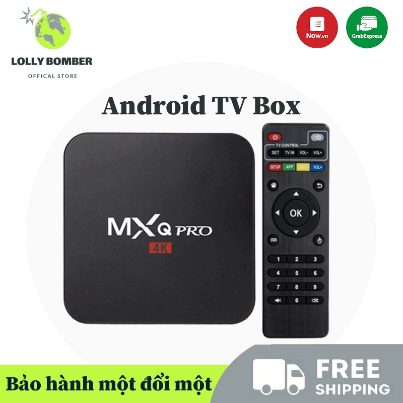 Android TV Box MXQ PRO 4K bản 16G+256GB Tiếng Việt Wifi 5G, Android 11.1 , YouTube, Chorme...vv