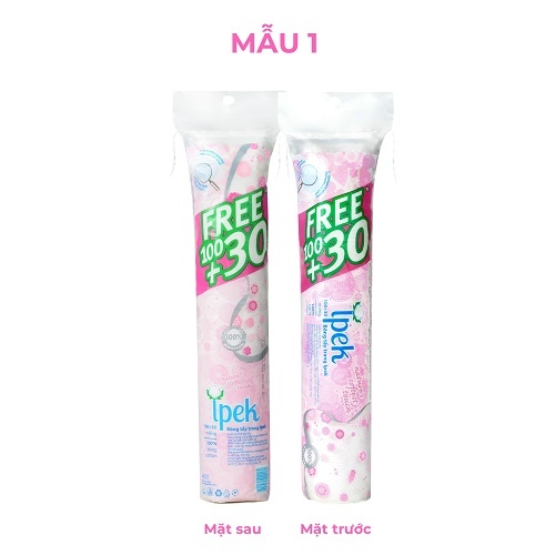Bông Tẩy Trang Ipek  130 Miếng Thổ Nhĩ Kỳ Chính Hãng