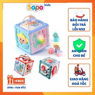 Đồ chơi,Đồ chơi giáo dục,Hộp đồ chơi âm nhạc đa năng có nhạc Tiếng Anh vui nhộn cho bé tặng kèm pin và tua vít