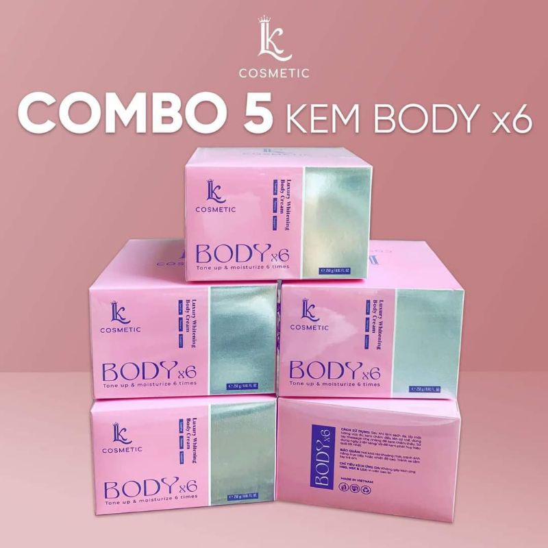 Kem Body X6 Cream Luxury Dưỡng Trắng Hiệu Quả