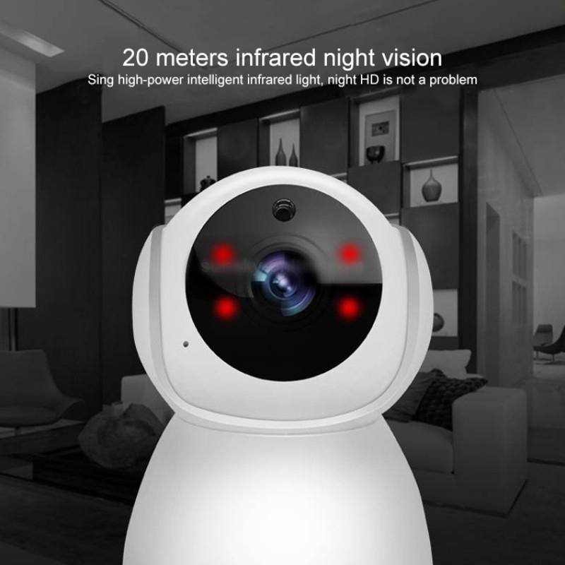🔥MỚI🔥2023 XIAOMI STYLE Camera quan sát mới V380 1080P Camera quan sát WiFi IP không dây Camera an ninh gia đình với Tự