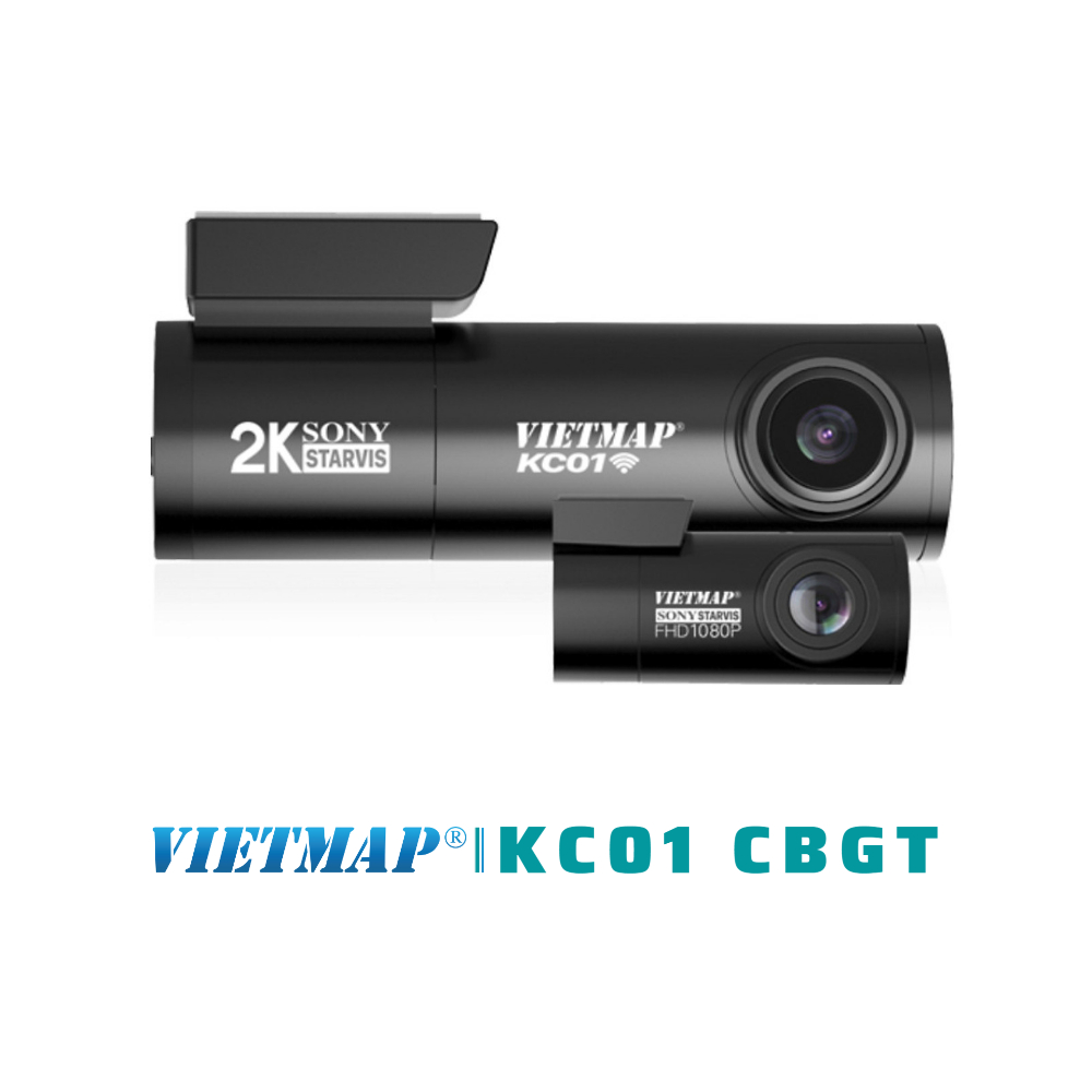 Camera Hành Trình Vietmap KC01 CBGT - Cảnh Báo Giao Thông Bằng Giọng Nói - 2K - Sony Starvis
