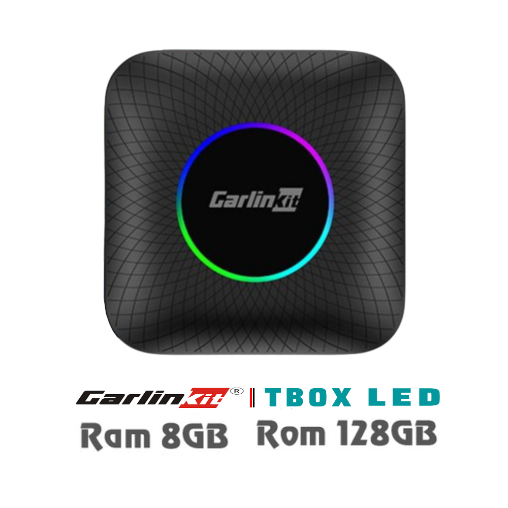 Android Box Carlinkit Tbox Led Ambient - Chip Snapdragon - Ram 8GB/128GB - Bảo Hành 12 Tháng