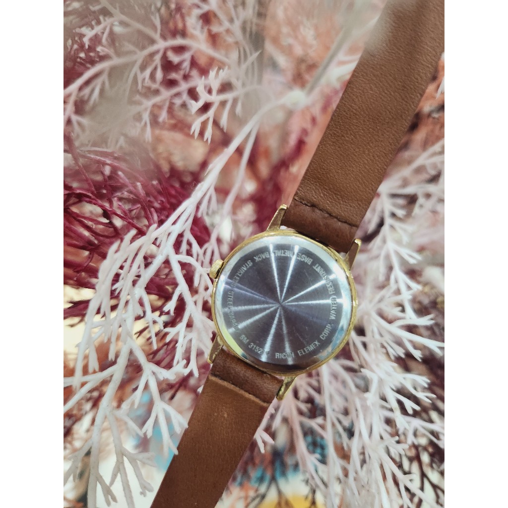 ĐỒNG HỒ SI NHẬT CHÍNH HÃNG DÂY DA DÀNH CHO NỮ - THƯƠNG HIỆU RICOH