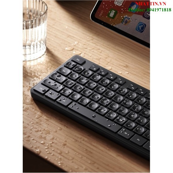 Bàn phím không dây 2.4Ghz chống nước 104 phím Ugreen 90250 cao cấp