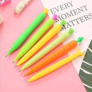 ✨[Enn]✨Bút Chì Bấm/ Bút Chì Kim Cà Rốt, Xương Rồng, Quả Chuối Độc Đáo Siêu Đáng Yêu