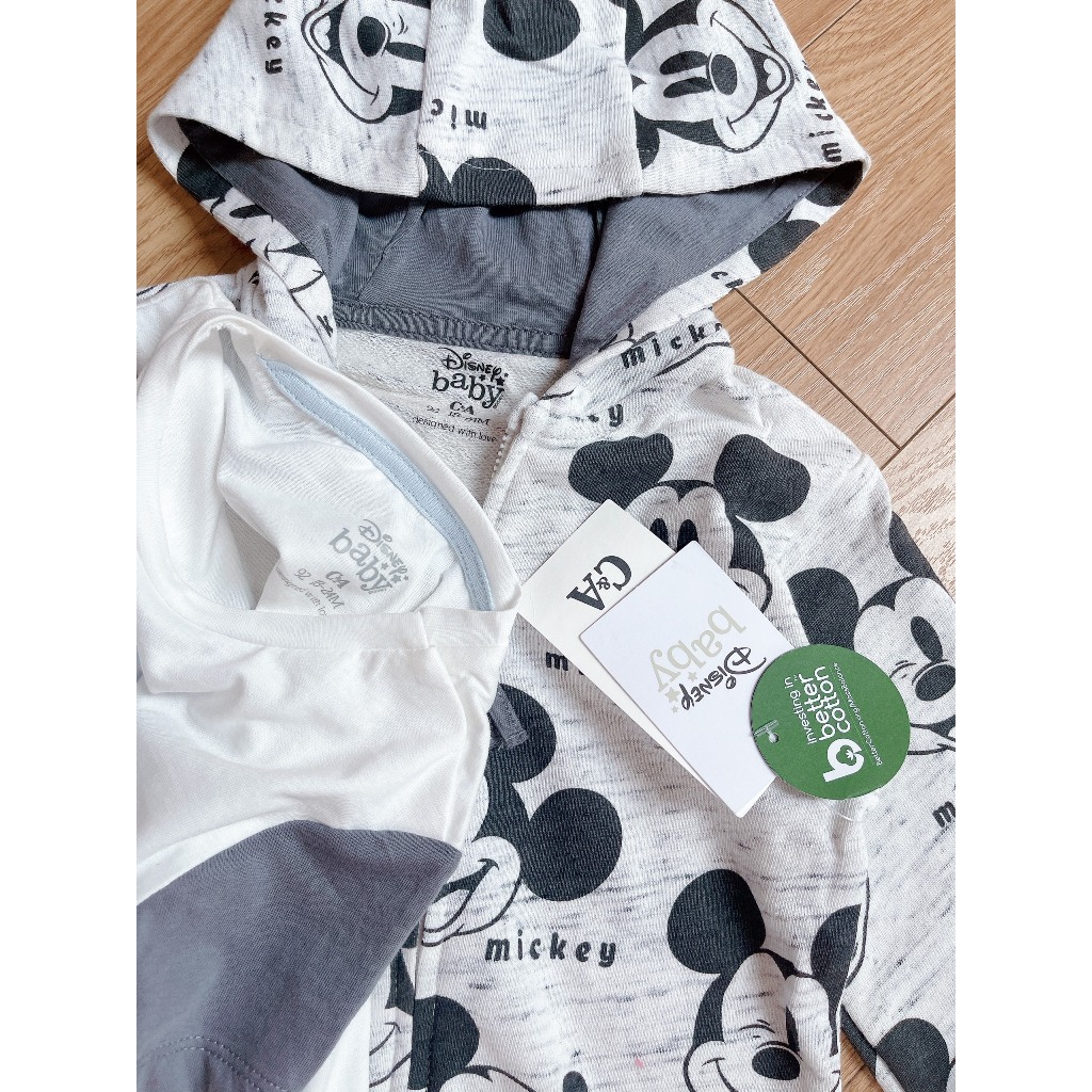 Set 3 chi tiết dài tay Mickey TQXK cho bé trai