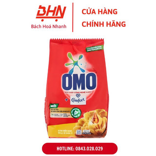 Bột giặt omo 350gr + tinh dầu thơm nồng nàn