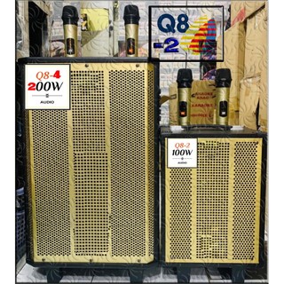 Loa kéo JBL Bass 30 Vàng Gold cao cấp - Tặng kèm 02 Micro cao cấp không  100w