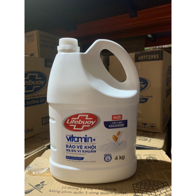 Nước rửa tay Lifebuoy bảo vệ vượt trội 4kg