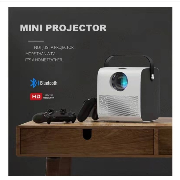 Máy chiếu Android Q3 PRO Mini 8500 Lumens HD 1080P 4K WiFi LED Projector.