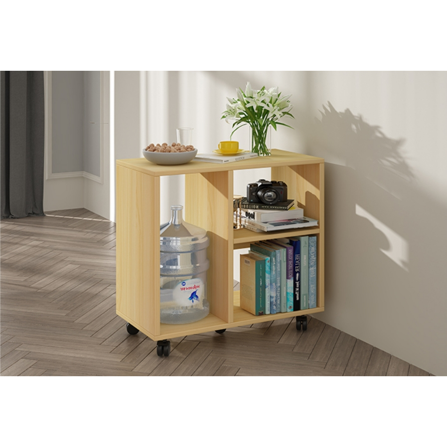 Kệ máy in văn phòng, kệ văn phòng nhỏ gọn, MDF melamine cao cấp,tủ có bánh xe - Wanda Decor