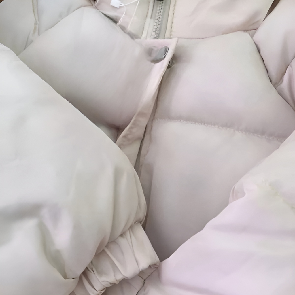 Áo khoác  phao from rộng hàn quốc - Áo phao béo nữ có mũ 02