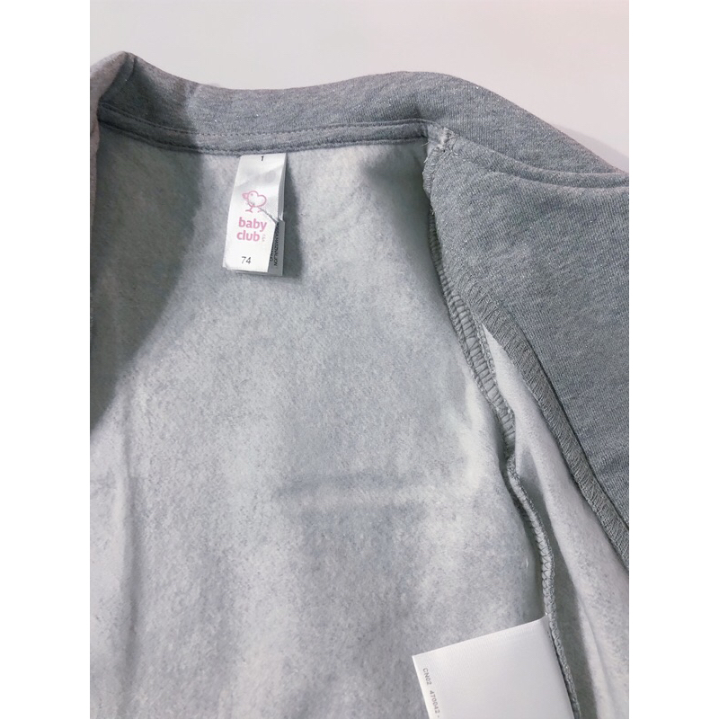 Áo khoác nỉ xuất xịn babyclub  cho bé