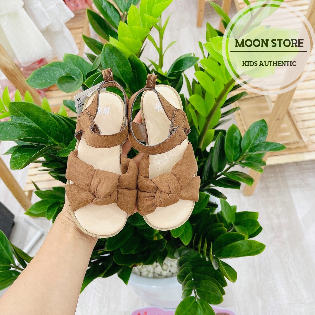 Xả kho l Dép Quai Cho Bé gái Hm Auth sandal cho bé đi học