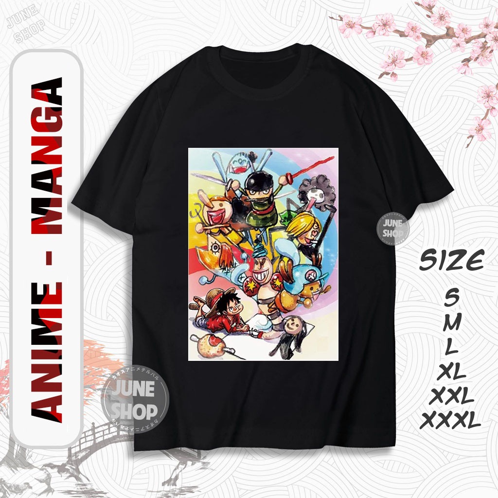 Áo Anime - Áo One Piece, Dragonball, Jujutsu Kaisen, Chainsaw Man mẫu mới nhất, chất cotton co giãn 4 chiều