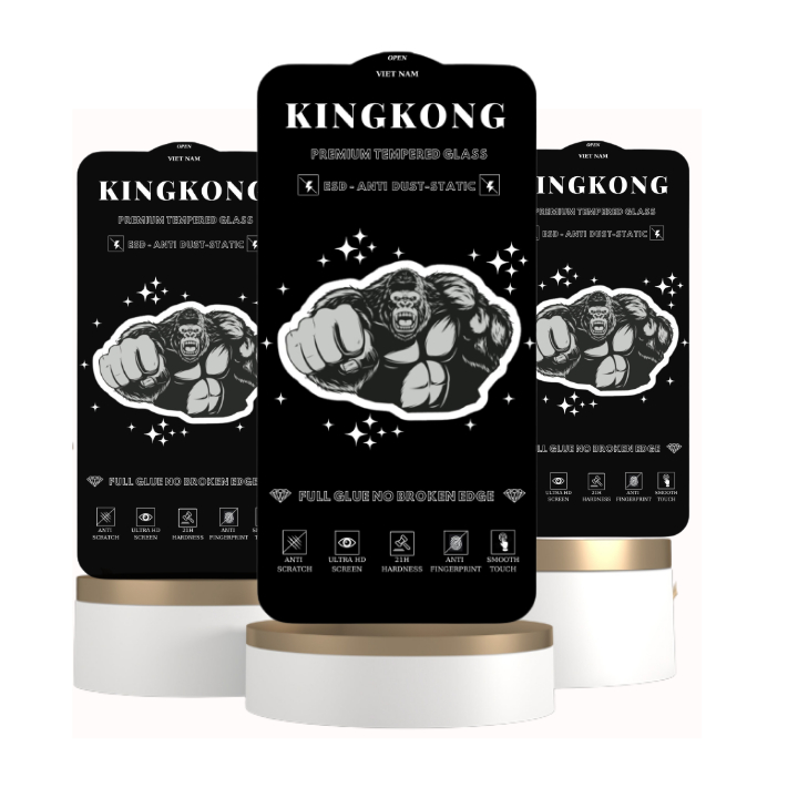 Cường lực KINGKONG Samsung M14 M13 M12 M20 M21 M22 M23 M30 M31 M32 M33 M34 full màn hình chống trầy xước hạn chế vân tay