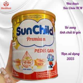 Sữa bột SunChild Premium Pedia Gain 800g dành cho trẻ biếng ăn