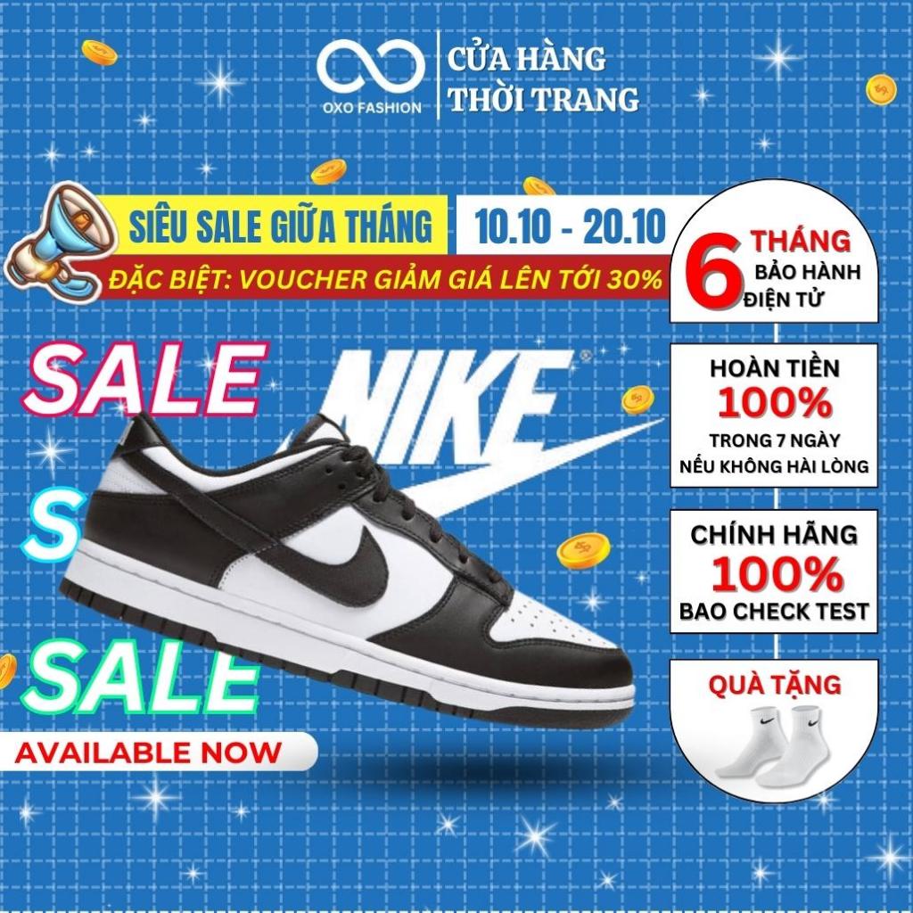 Giày Air Dunk Low Retro Panda DD1391-100 chính hãng thể thao dành cho nam nữ, Dunk Low Panda real fullbox OXO FASHION