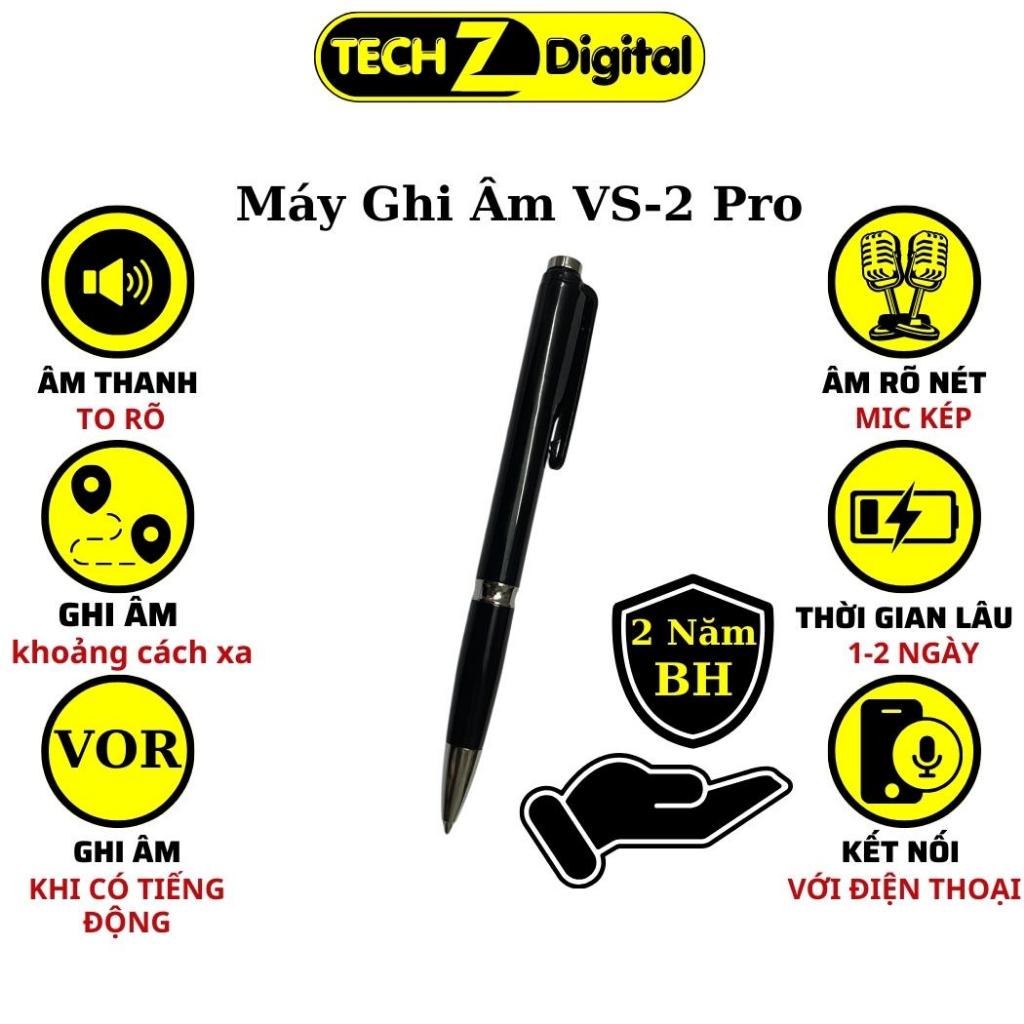 Máy ghi âm chuyên nghiệp VS2 Pro 64GB thương hiệu Hàn Quốc, thời gian ghi lên tới 825 giờ, Bảo hành 5 năm đổi mới