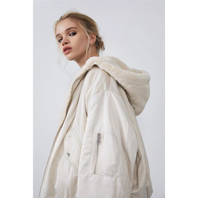 Áo khoác gió lót lông