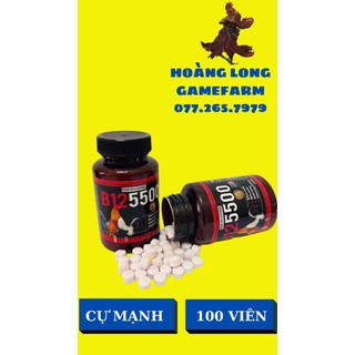 B12 5500 tablest - (viên uống cao cấp thay thế các dòng b12 dạng chích dành cho chiến kê)