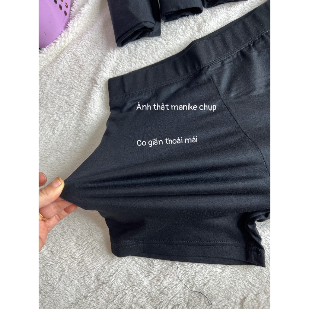 Combo 2 Quần Đùi Biker manike bigsize 75kg Short Cuộn Dance Lưng Cao Co Giãn 4 Chiều