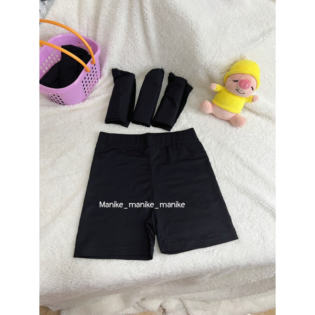 Combo 2 Quần Đùi Biker manike bigsize 75kg Short Cuộn Dance Lưng Cao Co Giãn 4 Chiều