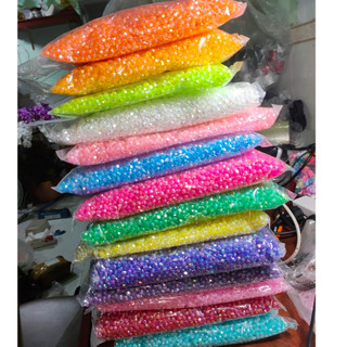 10-25-50gam hạt nhựa góc cạnh ánh cừ size 6mm