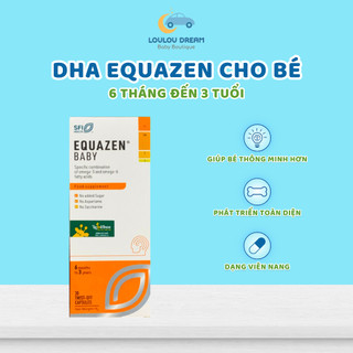 DHA Equazen cho bé từ 6 tháng đến 3 tuổi hộp 30 viên