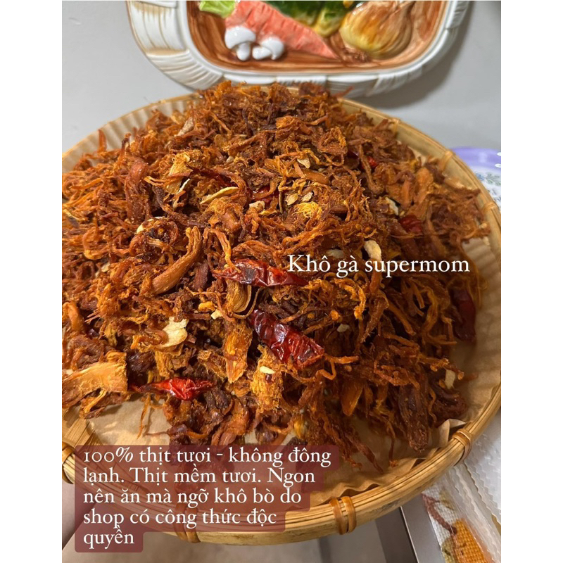 KHÔ GÀ MẮM TỎI SUPERMOM