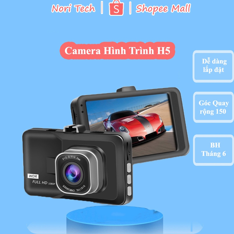 Bộ camera hành trình góc quay rộng 170 độ màn hình cỡ 3.0" full HD 1080P cho xe hơi tiện dụng