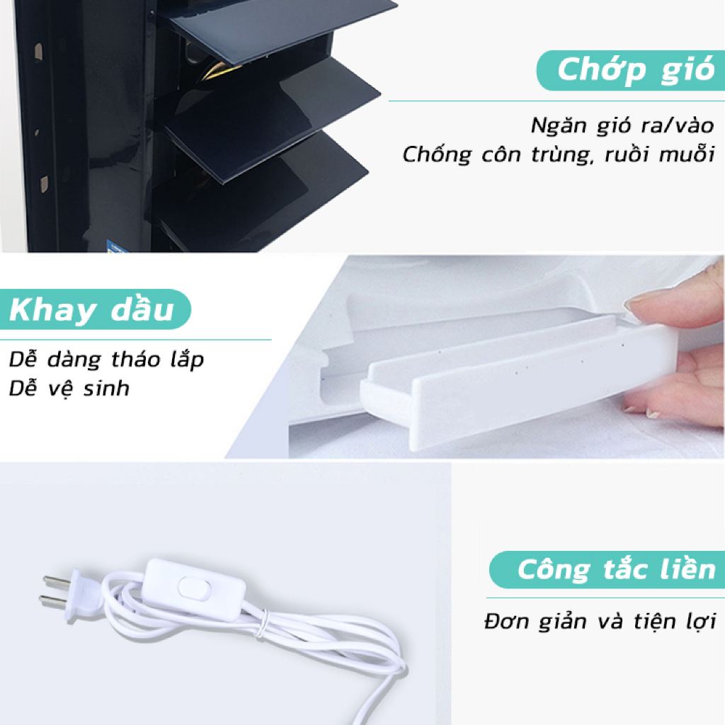 Quạt Hút - Nhà Máy - Nhà Hàng Quạt Thông Gió Hút Cao  Quạt hút âm tường Máy hút mùi nhà bếp và phòng tắm Quạt hút Quạt h