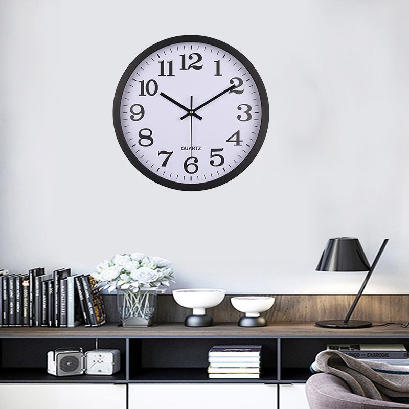 Đồng hồ treo tường Quartz kim trôi cao cấp - Bảo Hành 12 Tháng , đồng hồ trang trí phòng khách Qhouse