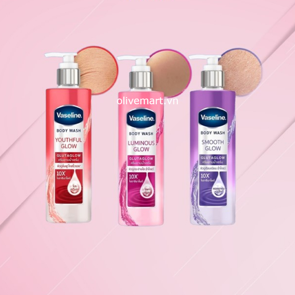 Sữa tắm Vaseline Gluta Glow 10x Body Wash Thái Lan 425ml