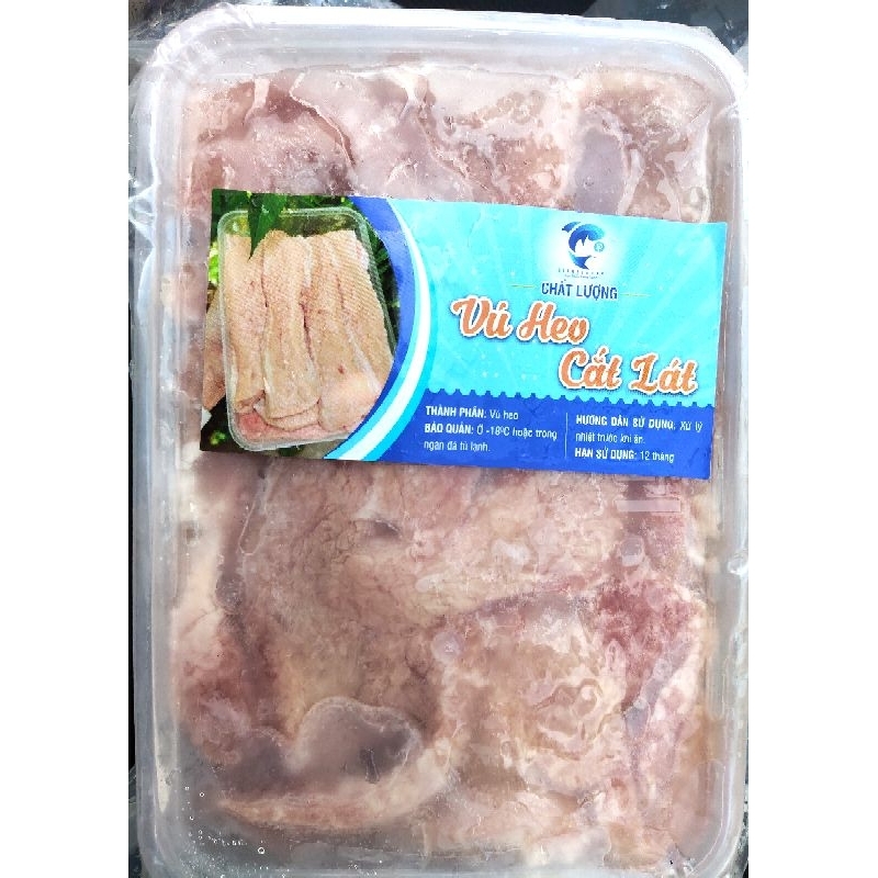 RẺ NHẤT SHOPEE VÚ HEO CẮT LÁT SẴN LOẠI 1 HỘP 1KG