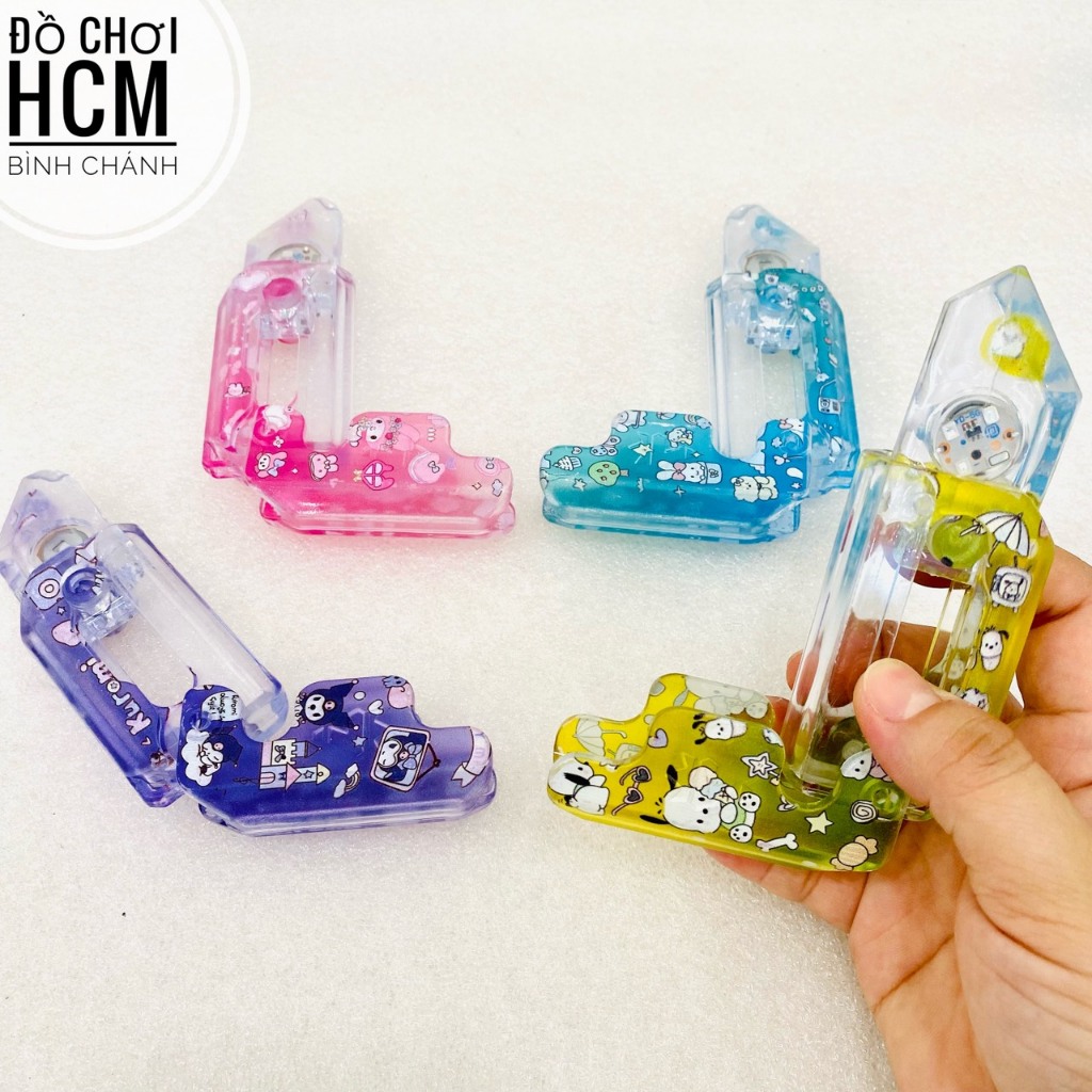 Đồ chơi dao vô tri phát sáng mini gấp gọn nhiều hoạ tiết giúp giảm căng thẳng, xả stress, dao nhựa