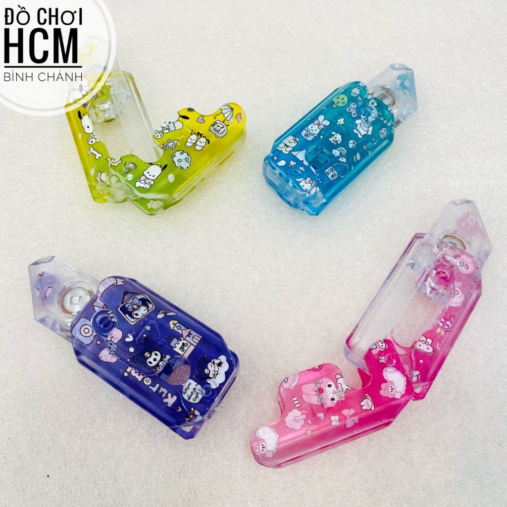 Đồ chơi dao vô tri phát sáng mini gấp gọn nhiều hoạ tiết giúp giảm căng thẳng, xả stress, dao nhựa