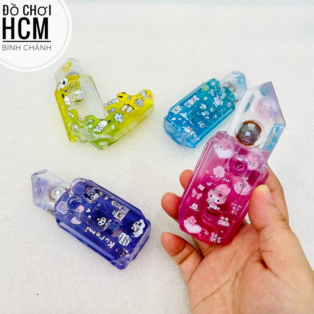 Đồ chơi dao vô tri phát sáng mini gấp gọn nhiều hoạ tiết giúp giảm căng thẳng, xả stress, dao nhựa