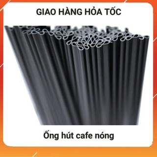 Ống hút nóng bịch 230 cây dùng cho cốc giấy đựng cafe, cacao, trà nóng