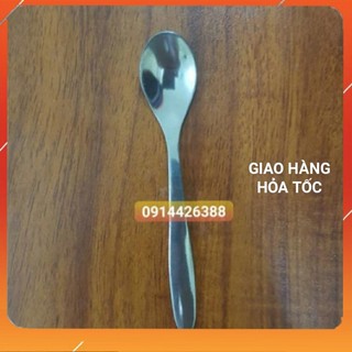 Thìa inox cafe nóng 1 chiếc 12,5cm muỗng cà phê trơn