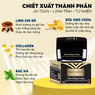 Kem dưỡng trắng se khít lỗ chân lông- ngăn ngừa lão hóa Missha