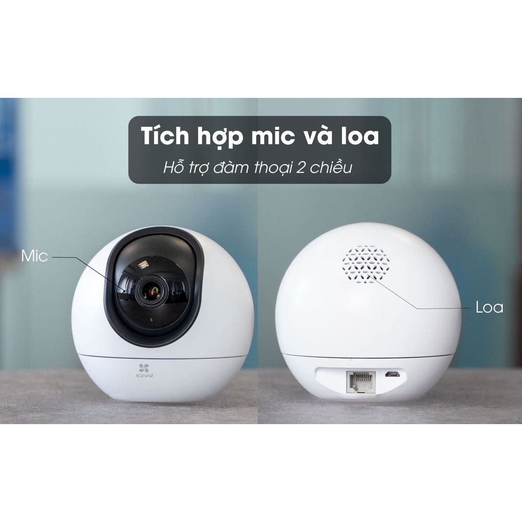 Camera WiFi Quay Quét 5MP EZVIZ H6 3K