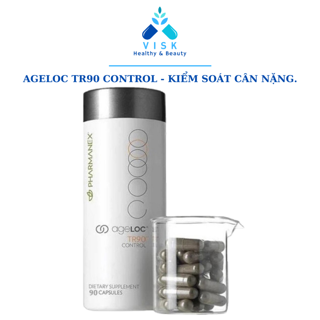 Ageloc Tr90 Control Nuskin - Hỗ trợ kiểm soát cân nặng, đốt mỡ thừa, chống lão hóa (120 viên/ Hộp)