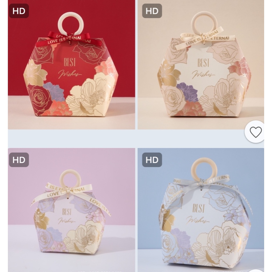 Hộp đựng quà siêu xinh có sẵn nhiều mẫu phong cách thanh lịch đựng mĩ phẩm bánh kẹo cao cấp