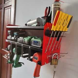 Kệ để máy dùng pin bulong, máy vặn vít, máy khoan, cũng như các đồ nghề handtool 247